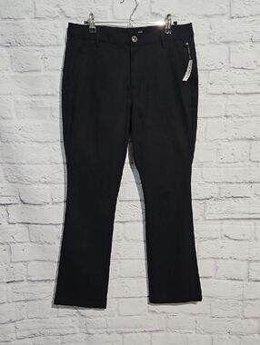 Old Navy Black High-Rise Flare Pants - Petite 8